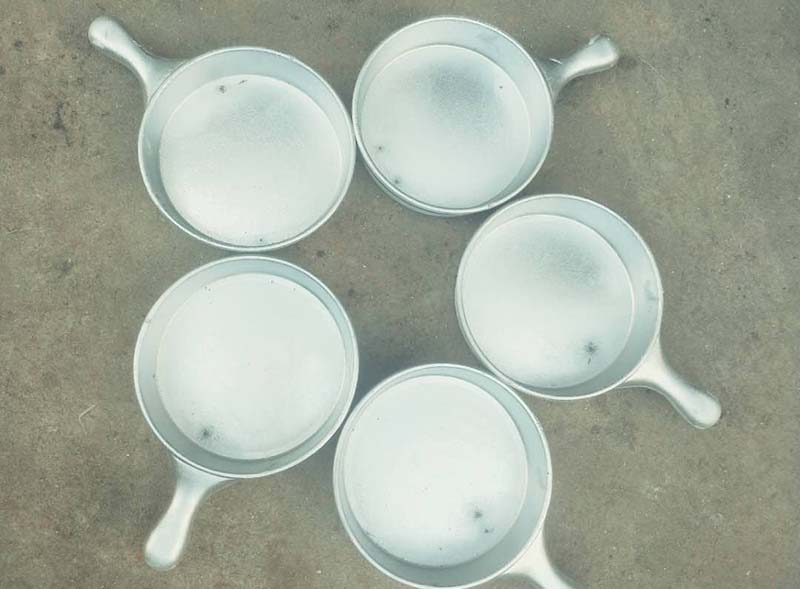 西安铝制小奶锅平底锅